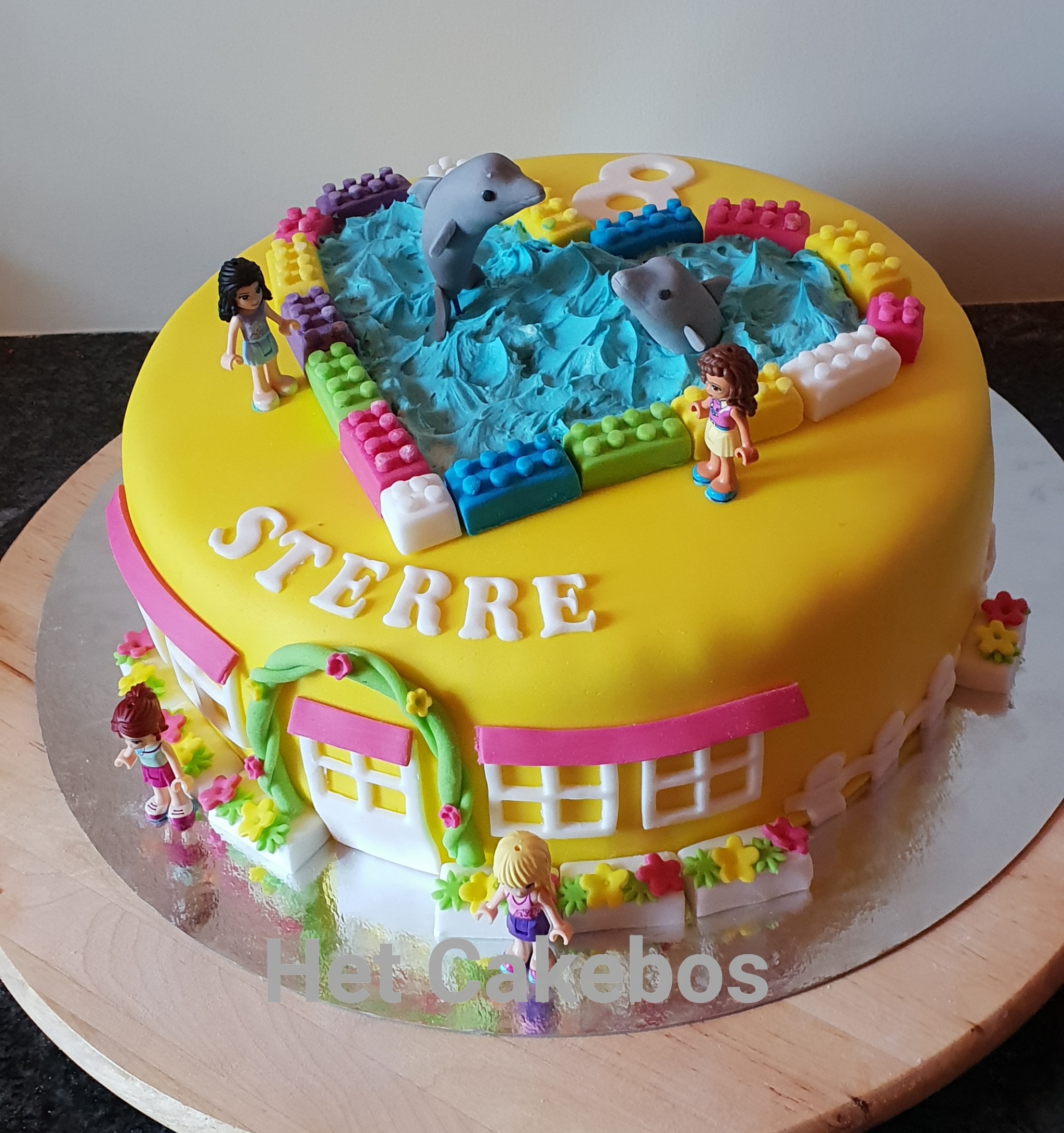 Hedendaags Lego-Friends taart – Het Cakebos NH-34